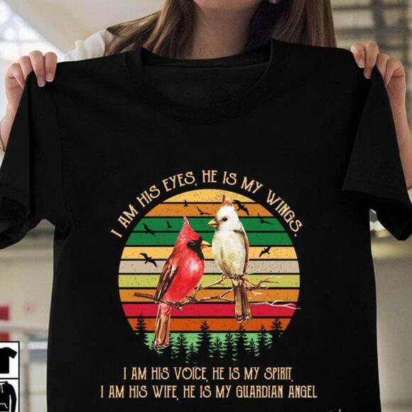 Other - I Am His Wife He Is My Guardian Angle Shirt